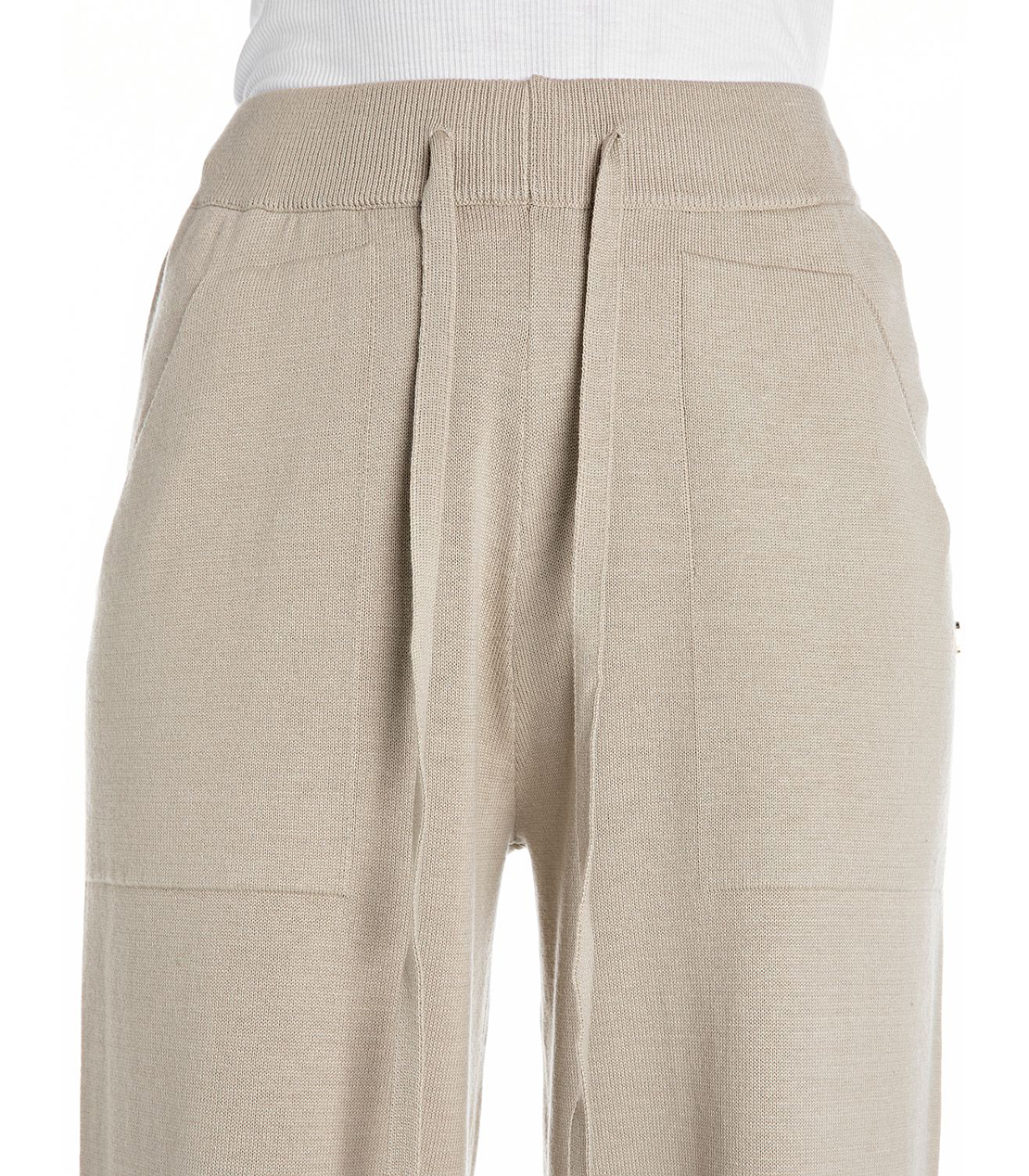 コットンMIX ニットパンツ 詳細画像 アイボリー 4